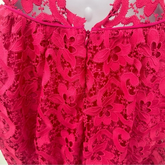 Saylor Pink Amari Lace Mini Dress Size Small - Picture 14 of 16